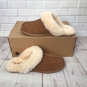 UGG Tan and Cream Women's Slippers